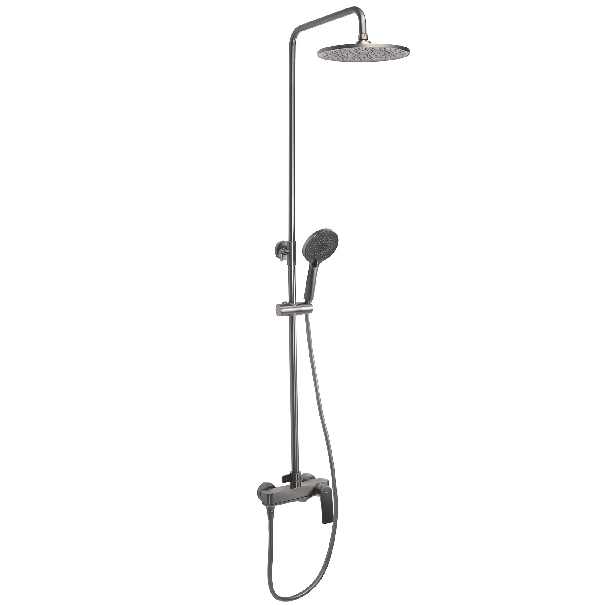 Baterii duș - Set de duș culoare titanium înălțime 153 cm material alamă/ABS model Avalon Titanium