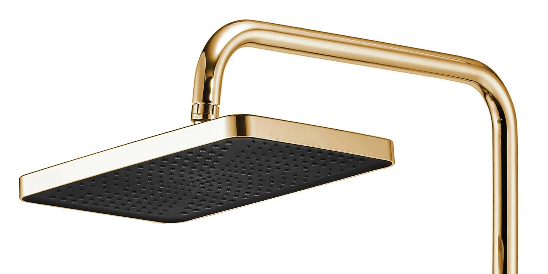Set de duș culoare auriu înălțime 115 cm material alamă/ABS model Rob Gold [5]