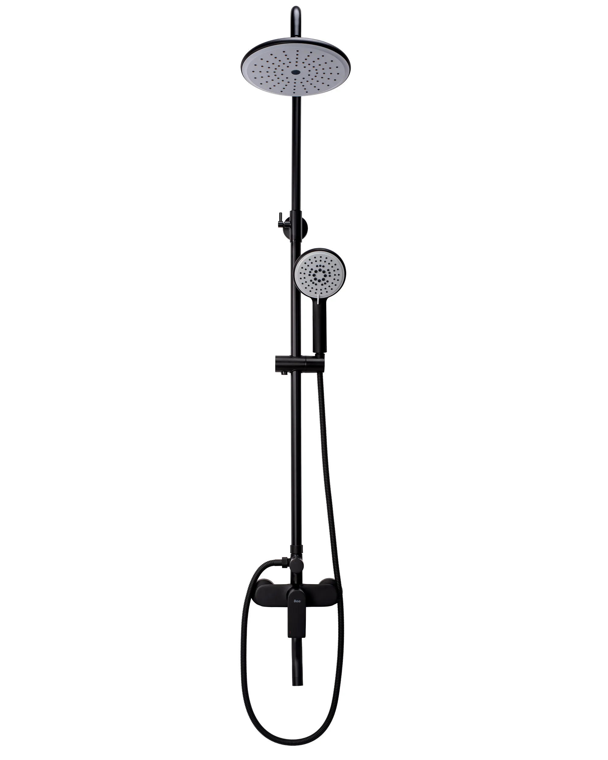 Set de duș culoare negru mat înălțime 127 cm material alamă/ABS model Verso Black Mat [1]