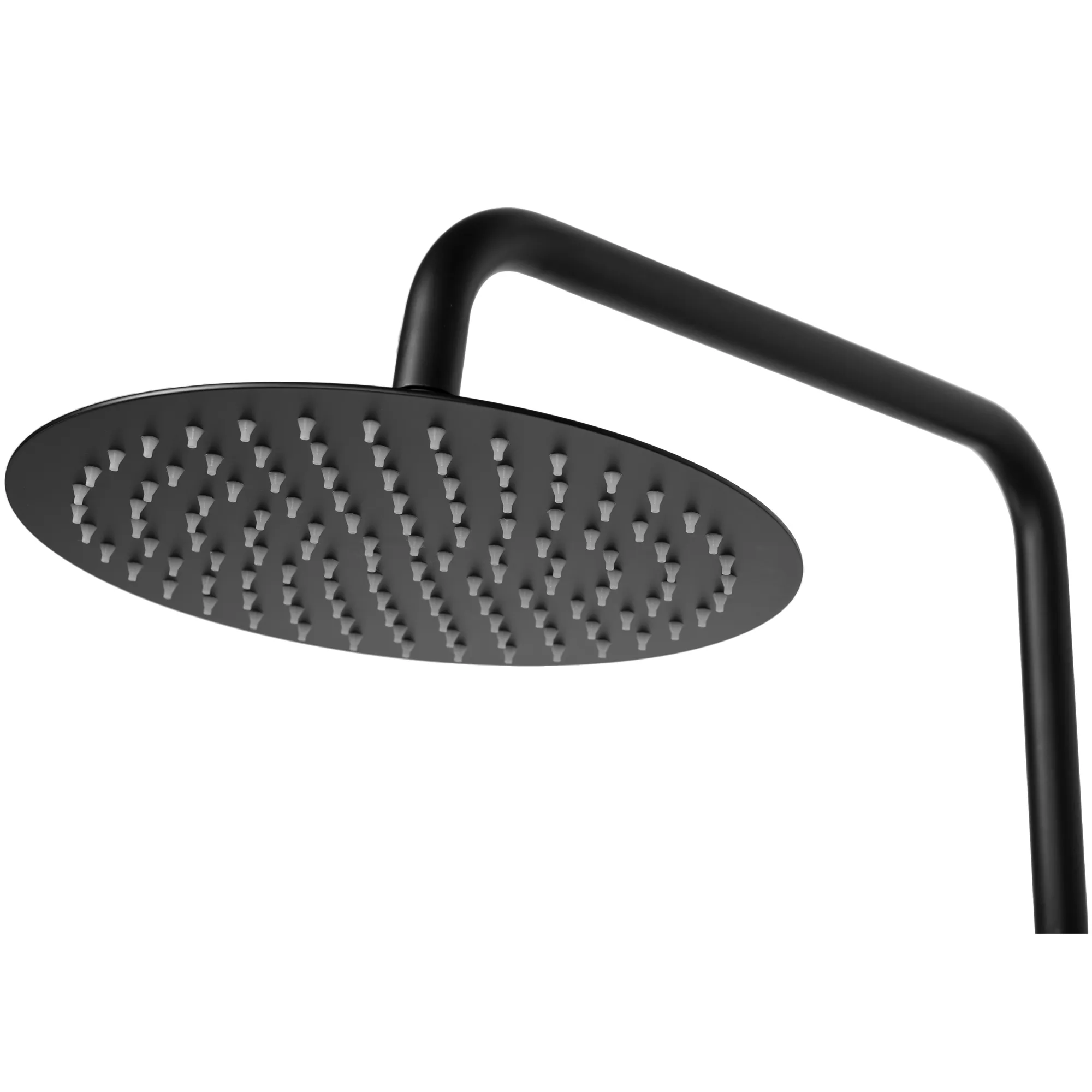 Set de duș culoare negru mat înălțime 123 cm material alamă model Vincent Black Mat [7]