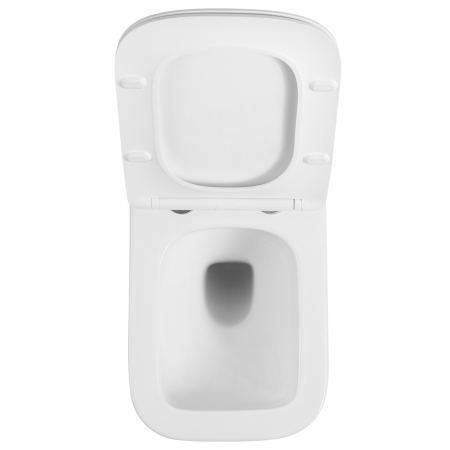 Set vas Wc și Bideu suspendabil culoare alb model Ines Tornado Rimless [3]