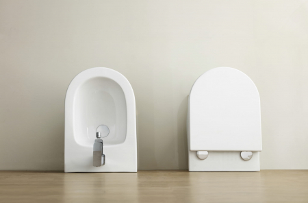 Set vas Wc + Bideu suspendabil culoare alb model Laura White - Veldman [3]