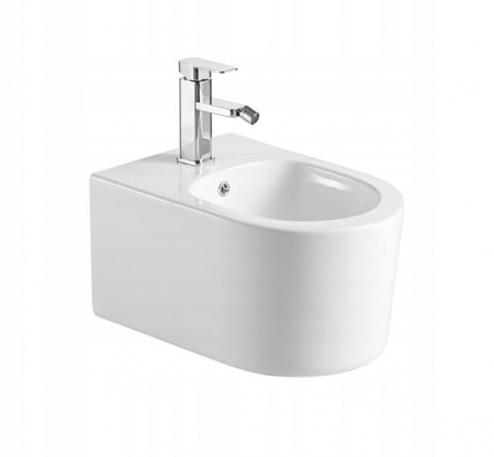 Set vas Wc + Bideu suspendabil culoare alb model Lorento White - Veldman [4]