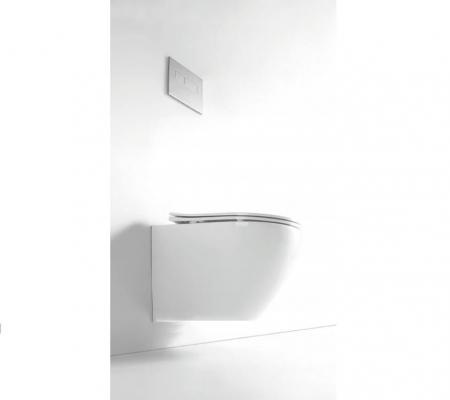 Set vas Wc + Bideu suspendabil culoare alb model Vera White - Veldman [1]