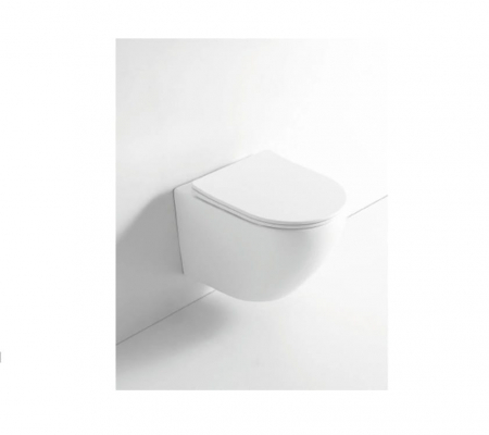 Set vas Wc + Bideu suspendabil culoare alb model Vera White - Veldman [2]
