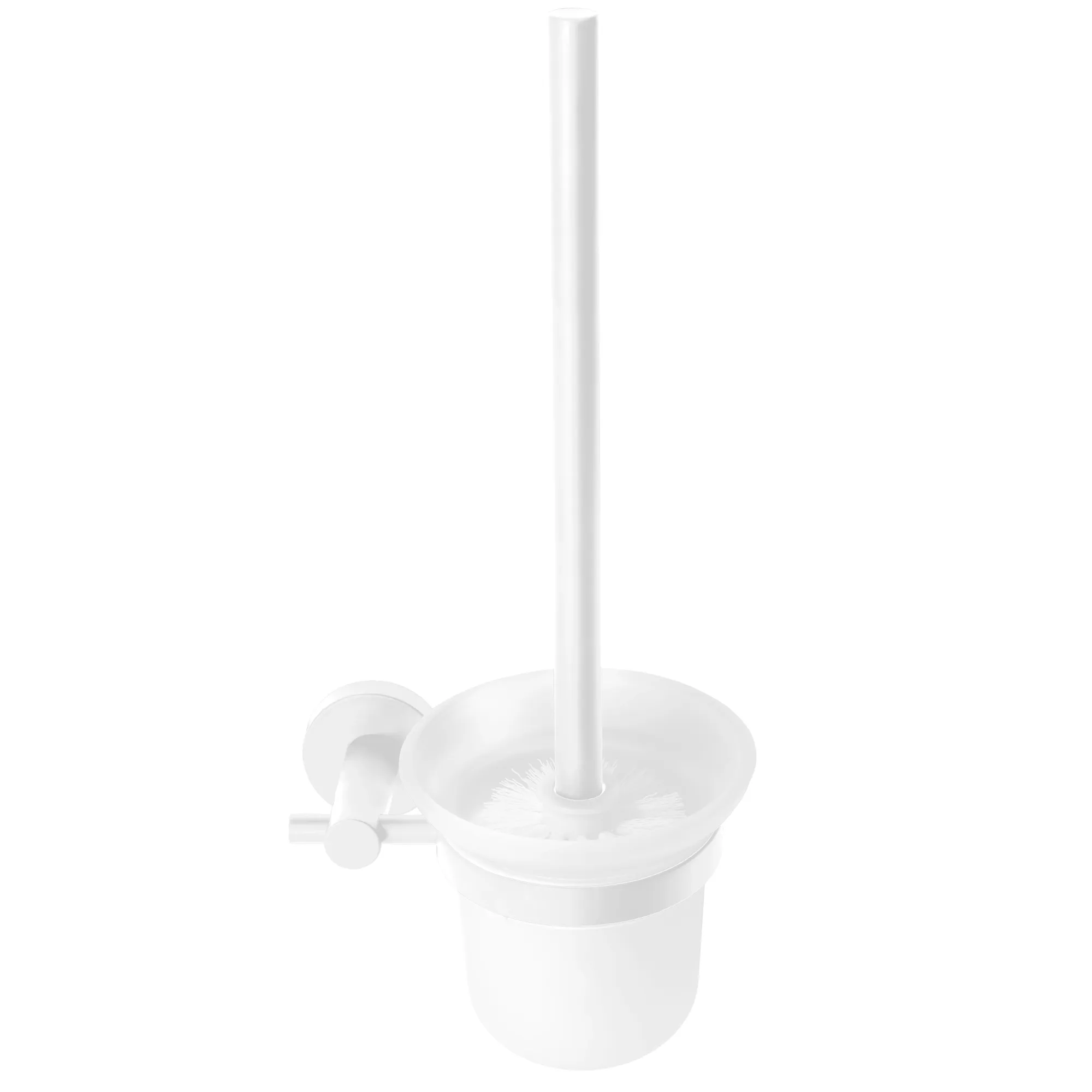 ACCESORII BAIE - Perie Wc cu suport finisaj alb model rotund 322234B Leo