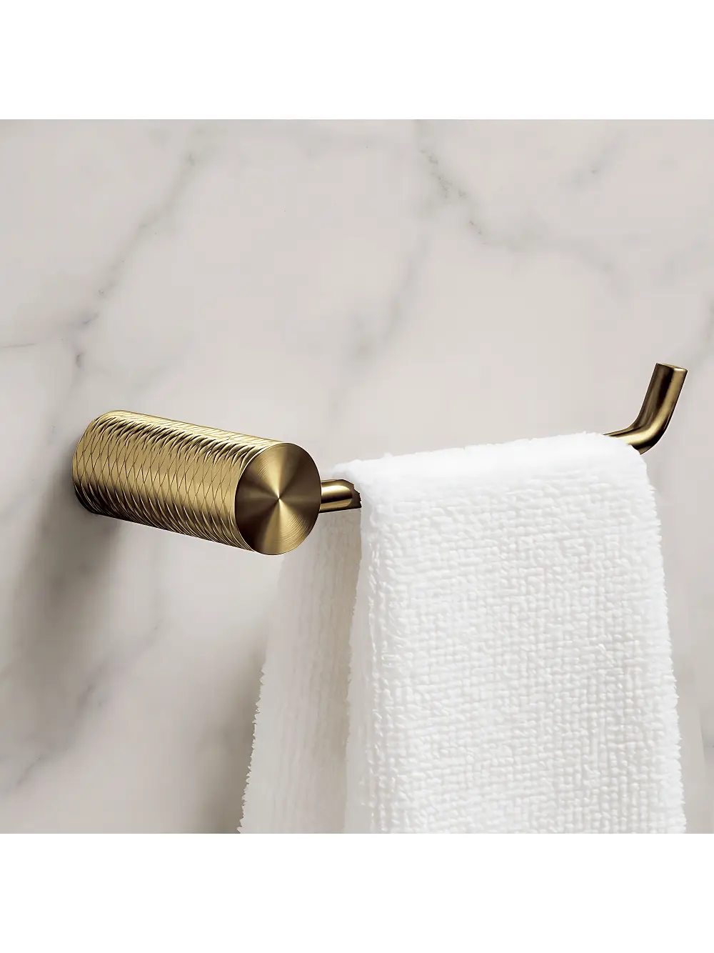 Suport prosop baie finisaj auriu periat model Brush Gold 9711A seria Prism [1]