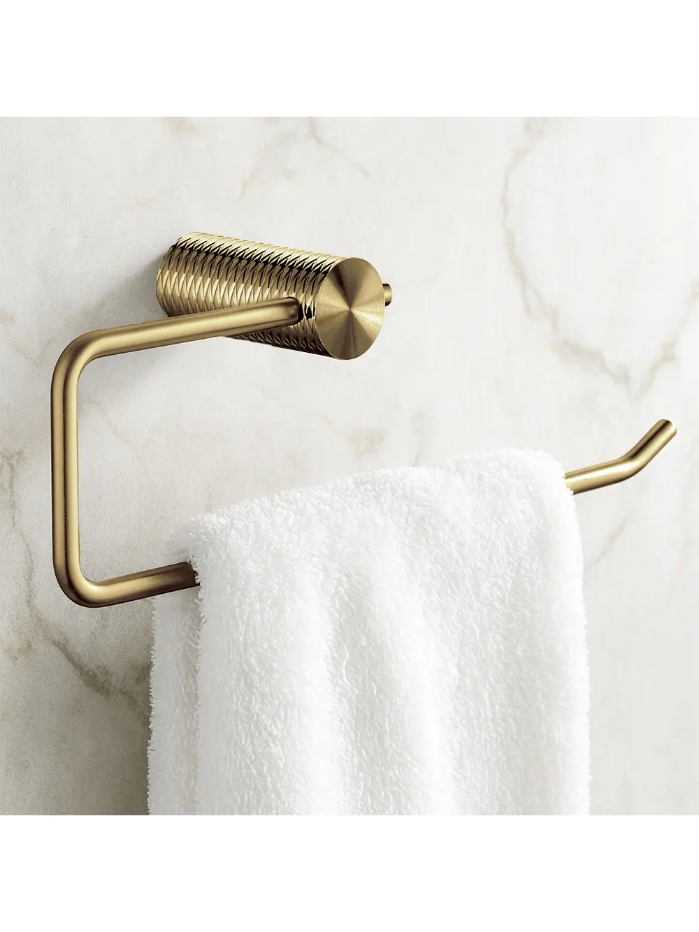 Suport prosop baie finisaj auriu periat model Brush Gold 9710 seria Prism [1]