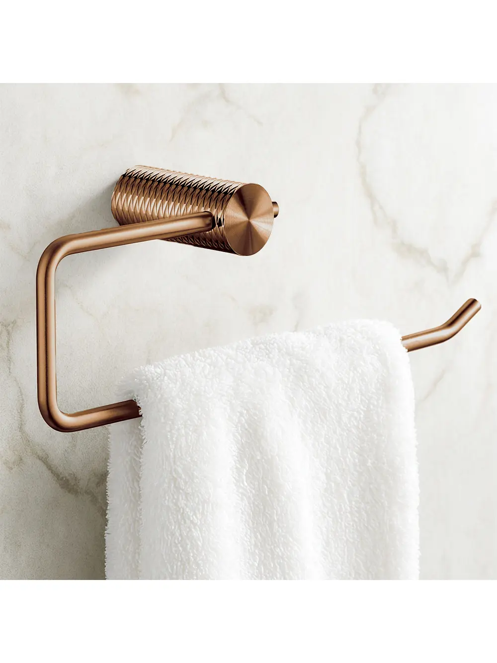 Suport prosop baie finisaj cupru periat model Brush Copper 9710 seria Prism [1]