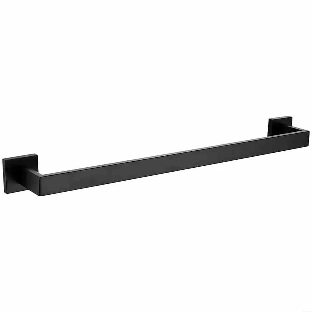 ACCESORII BAIE - Suport prosop baie finisaj negru mat model pătrat 332917 Black