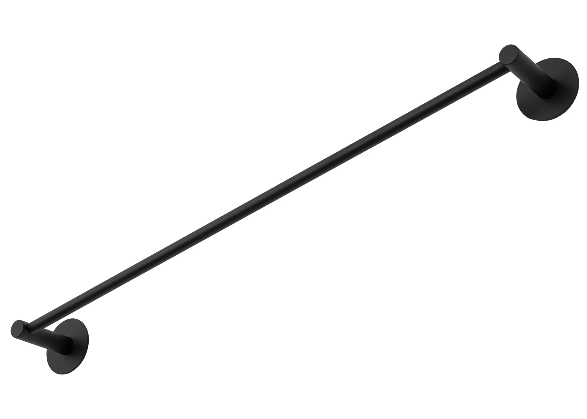 Suport prosop baie finisaj negru mat model rotund 322221A Duo [2]