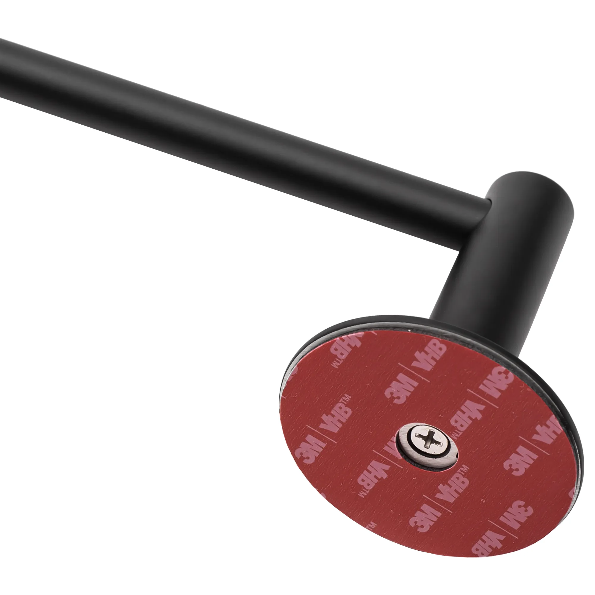 Suport prosop baie finisaj negru mat model rotund 322221A Duo [4]