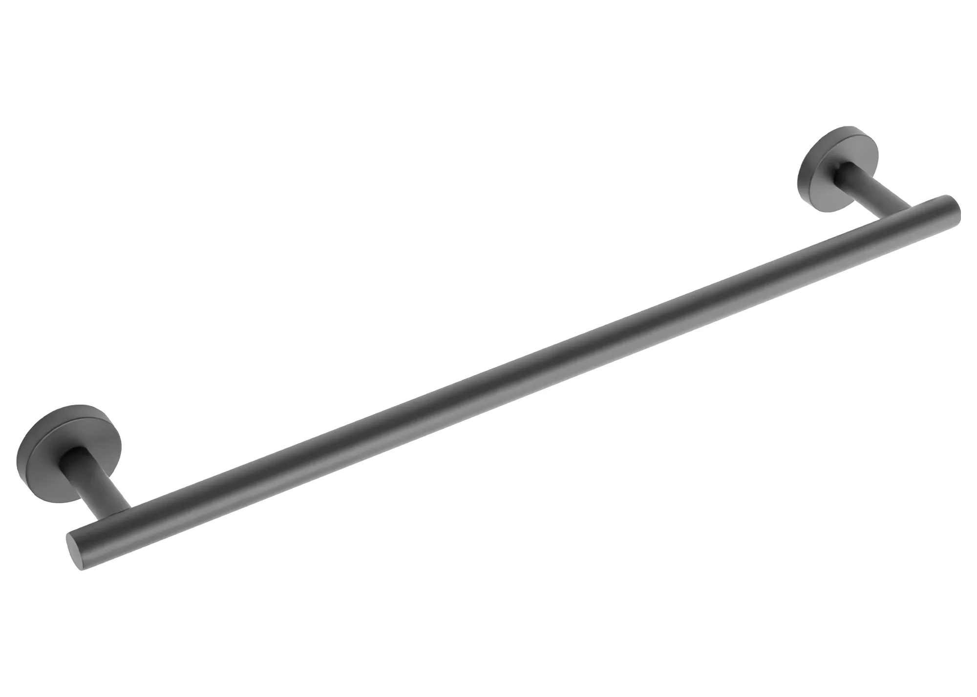 Suport prosop baie finisaj gri mat model rotund 322232A Leo [1]