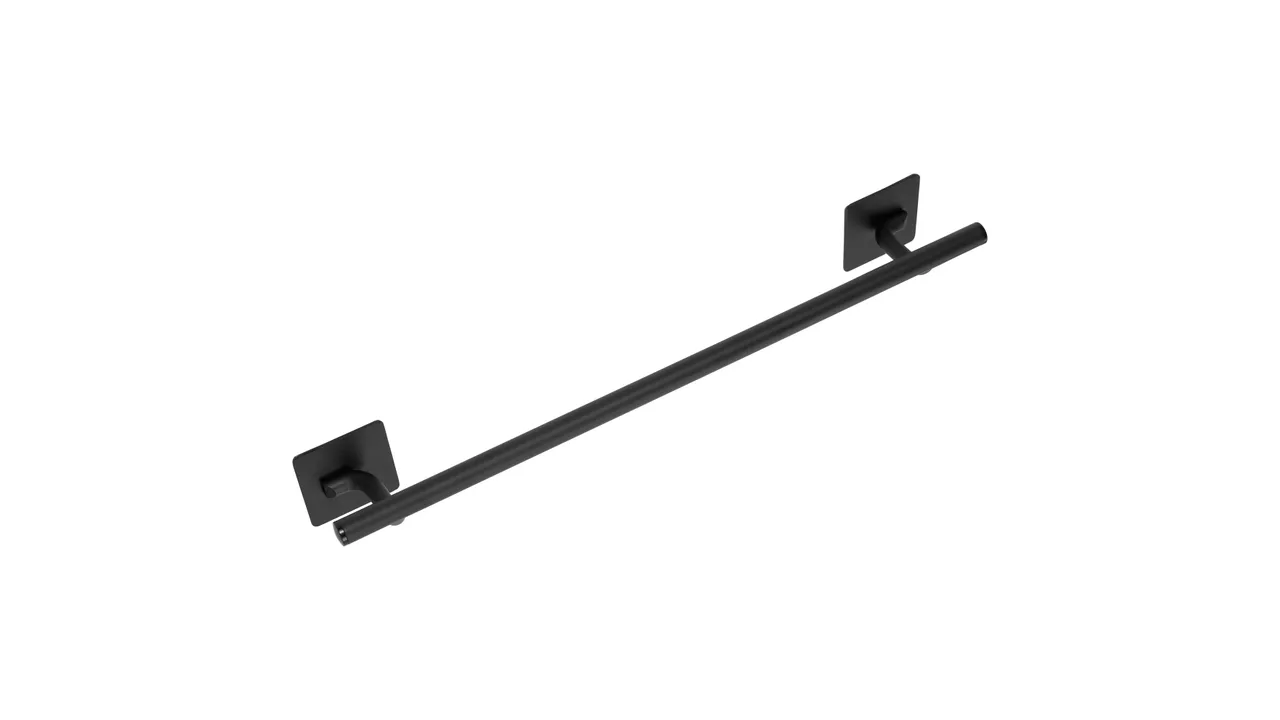 ACCESORII BAIE - Suport prosop baie finisaj negru mat model pătrat 322194 Moon