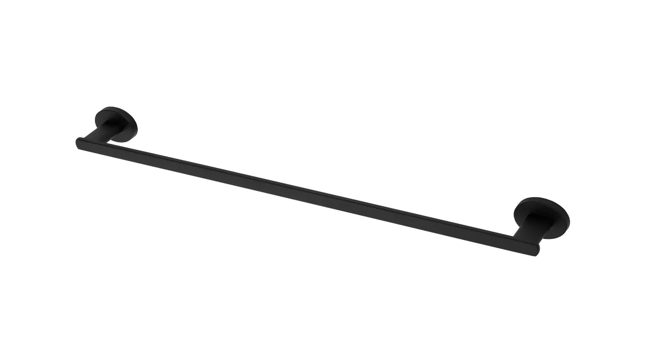 Suport prosop baie finisaj negru mat model rotund 322187 Til [1]