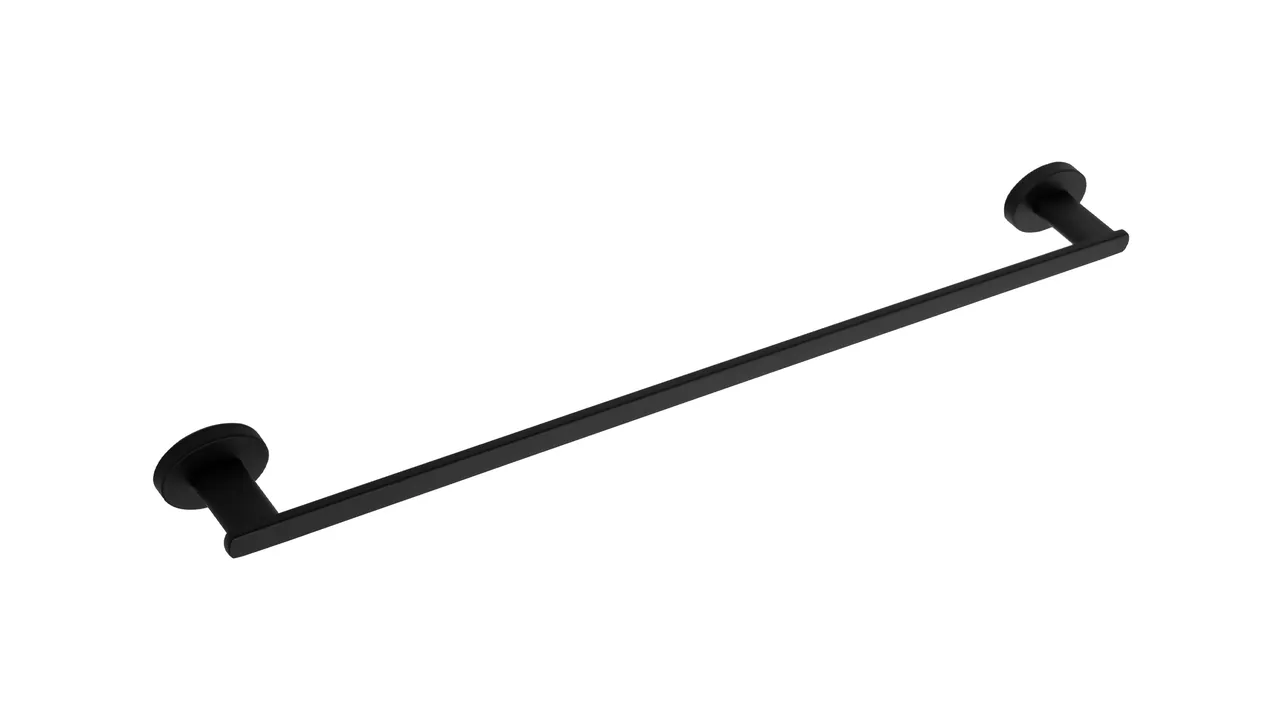ACCESORII BAIE - Suport prosop baie finisaj negru mat model rotund 322187 Til
