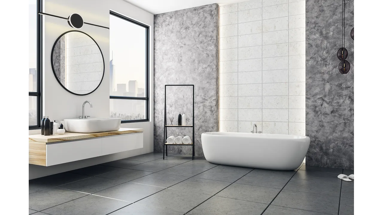 Aplică de baie LED pentru oglindă culoare neagră lungime 60 cm model APP848 [2]