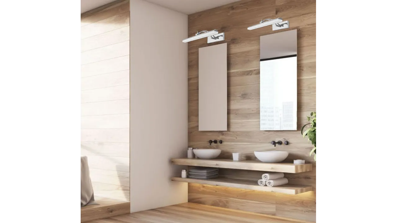 Aplică de baie LED pentru oglindă culoare crom lungime 40 cm model APP372 [2]