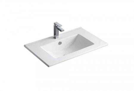 Lavoare încastrate - Lavoar încastrat în blat formă dreptunghiulară lungime 61.5 cm culoare alb model Amber White