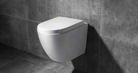 Vas wc suspendabil culoare alb model Carlo Mini Rimless Abs White - Rea [1]