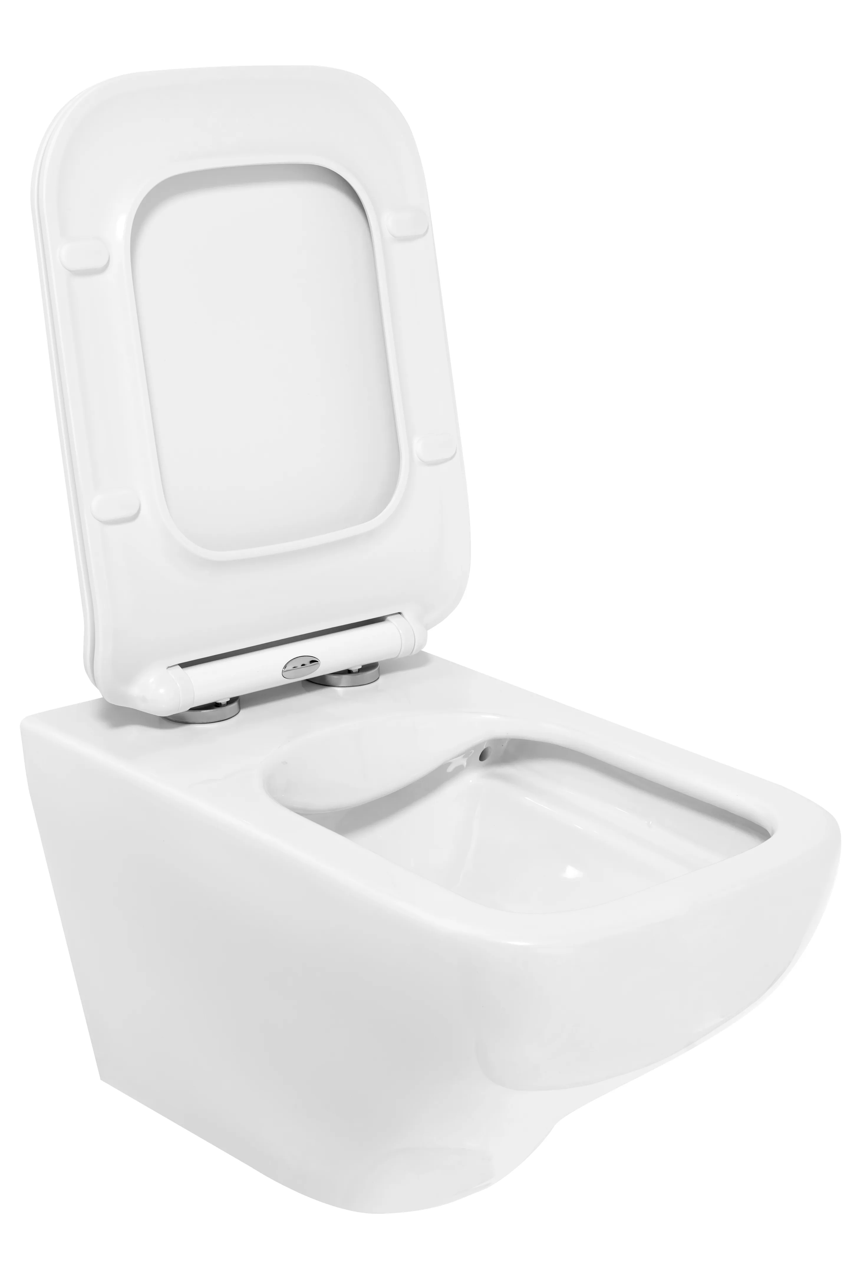 Vas wc suspendabil culoare alb model Ivo Rimless Duroplast Flat White - Rea [3]