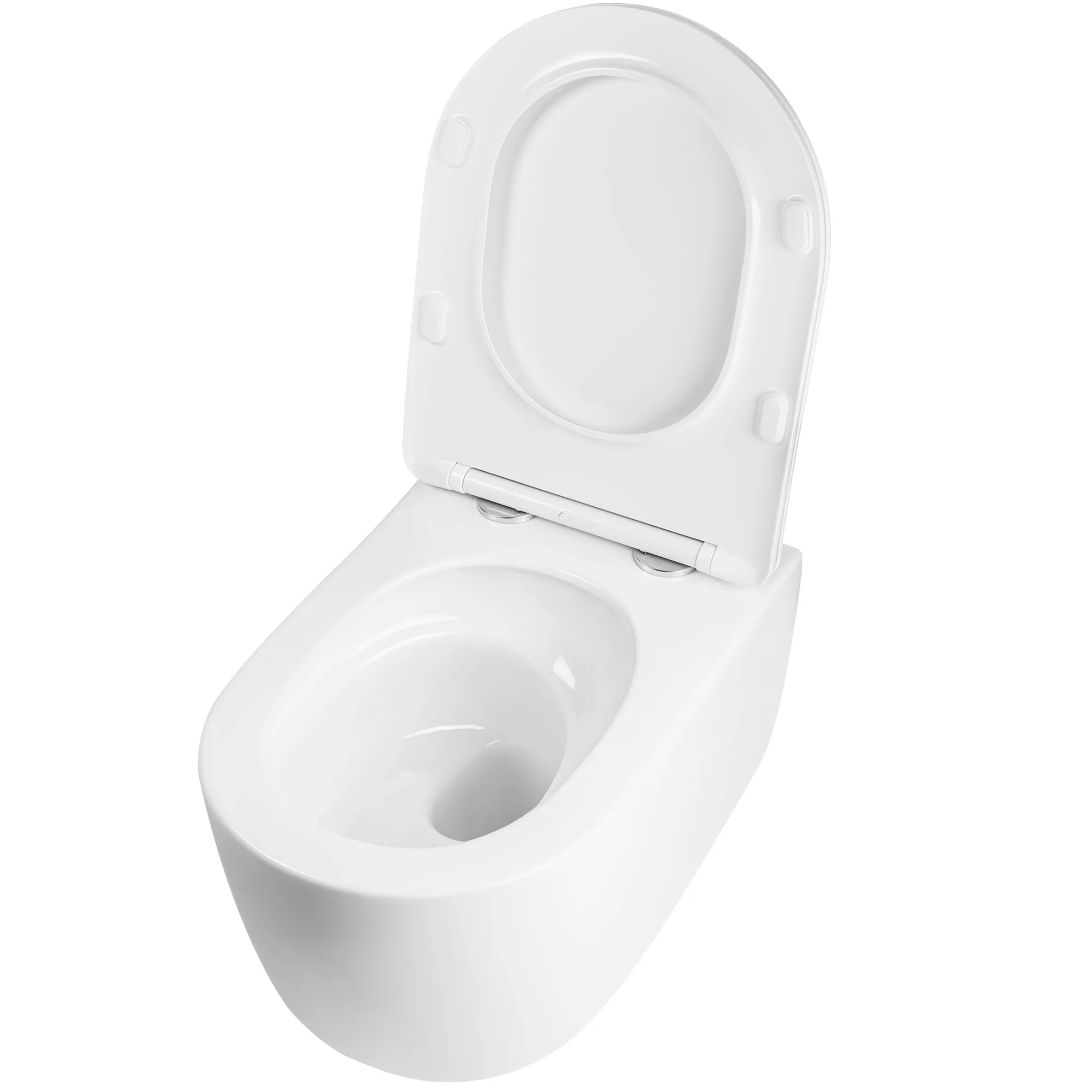 Vas wc suspendabil culoare alb model Carlo Eddy Tornado Rimless Flat - Rea [3]