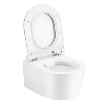 Vas wc suspendabil culoare alb model Laura Rimless White - Veldman [2]