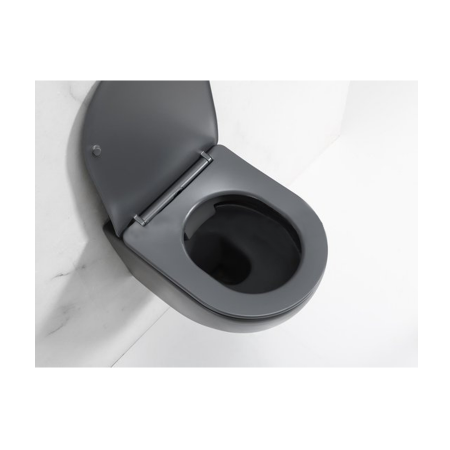 Vas wc suspendabil culoare gri mat model Vito Rimless Gray - Veldman [1]
