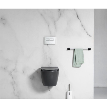 Vas wc suspendabil culoare gri mat model Vito Rimless Gray - Veldman [3]