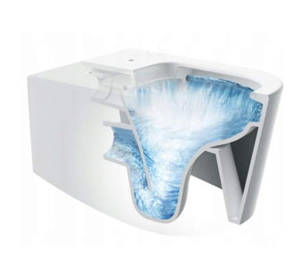 Vas wc suspendabil culoare alb model Lorent Rimless White - Veldman [5]