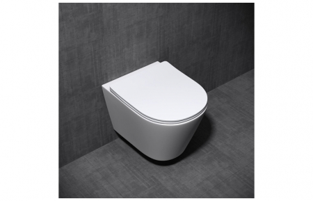 Vas wc suspendabil culoare alb model Sonata Rimless White - Veldman [1]