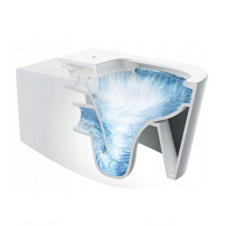 Vas wc suspendabil culoare alb model Imperia Rimless White - Veldman [4]