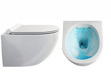 Vase wc - Vas wc suspendabil culoare alb model Verona Rimless White - Veldman