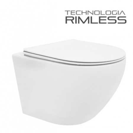Vas wc suspendabil culoare alb model Vera Rimless White - Veldman [1]