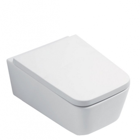 Vas wc suspendabil culoare alb model Cubic Rimless White - Veldman [1]