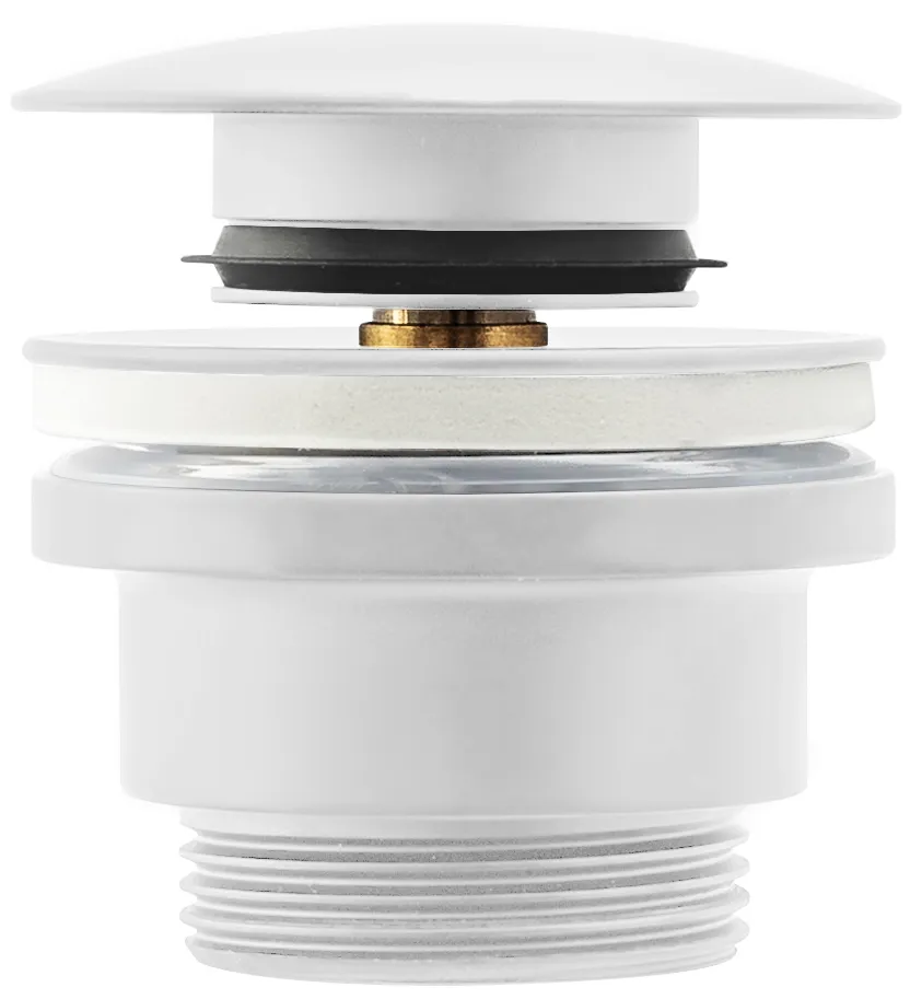 CHIUVETE / LAVOARE - Dop pentru lavoar universal culoare alb cu închidere click-clack model Ventil White