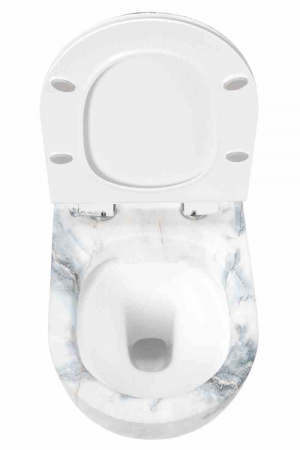 Vas wc suspendabil model Carlos Rimless Granit Mat - Rea [4]