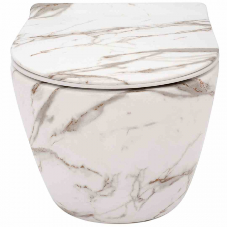 Vas wc suspendabil model Carlos Rimless Lava Matt - Rea [1]