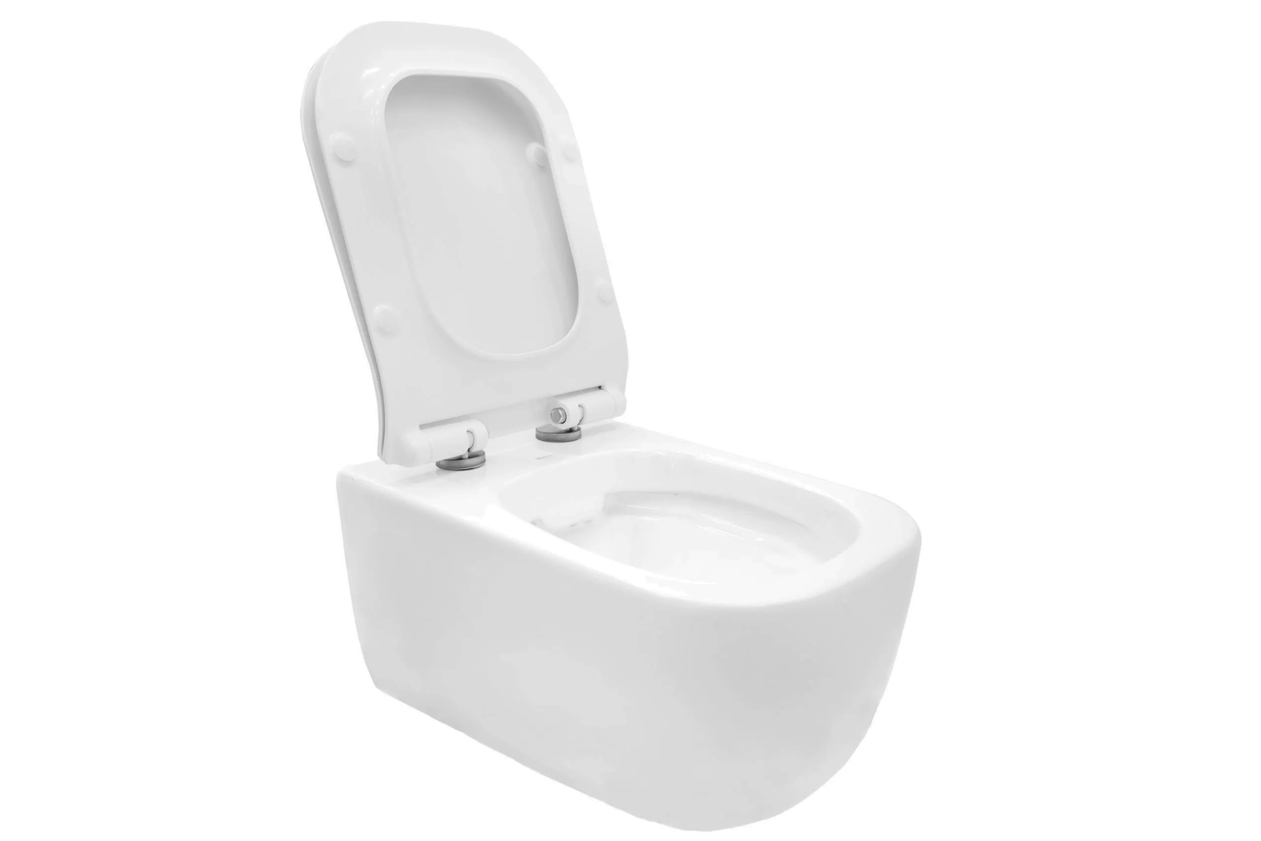 Vas wc suspendabil culoare alb model Mateo Rimless Duroplast Slim - Rea [5]