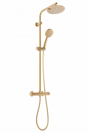 Baterii duș - Set de duș culoare auriu înălțime 100 cm material alamă/ABS model Bliss Gold