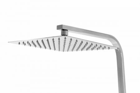 Set de duș culoare crom înălțime 120 cm material alamă/ABS model Cezar Chrome [3]