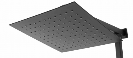 Set de duș culoare negru mat înălțime 102 cm material alamă/ABS model Jack Black Mat [6]