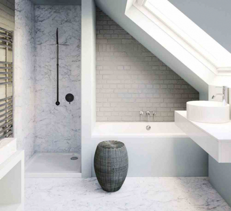 Set de duș culoare negru mat înălțime 96 cm material alamă model Lugano Black [2]