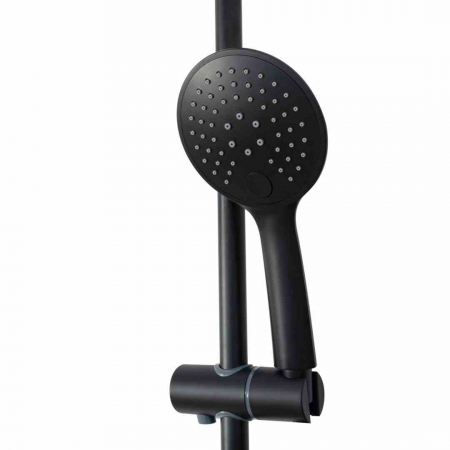 Set de duș culoare neagră înălțime 99 cm material alamă/ABS model Vigo Black [6]