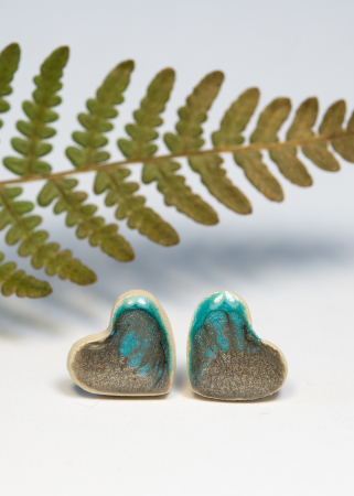 Bijuterii - Cercei Microcosmos - Esență de nisip