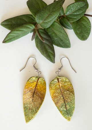 Colecția Natura - Cercei Lonicera de toamna