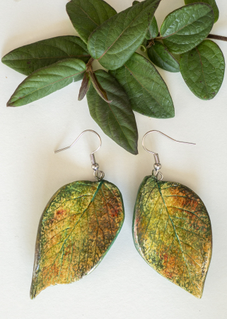 Colecția Natura - Cercei Rubus de toamna