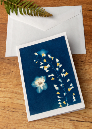 Artă pe hârtie - Felicitare "Dor"