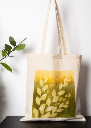 Colecția Umbre - sacoșe din pânză - Sacoșă "Lumină printre ramuri"