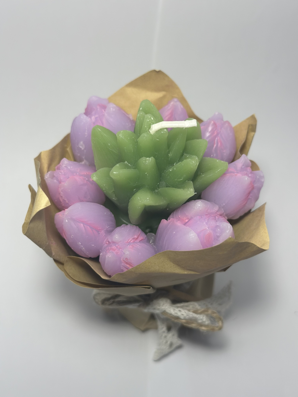 Lumanare buchet floral [2]